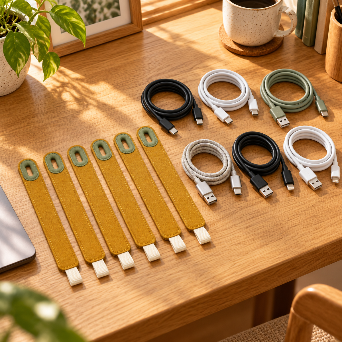Petalbind Six-Piece Cable Tie Set