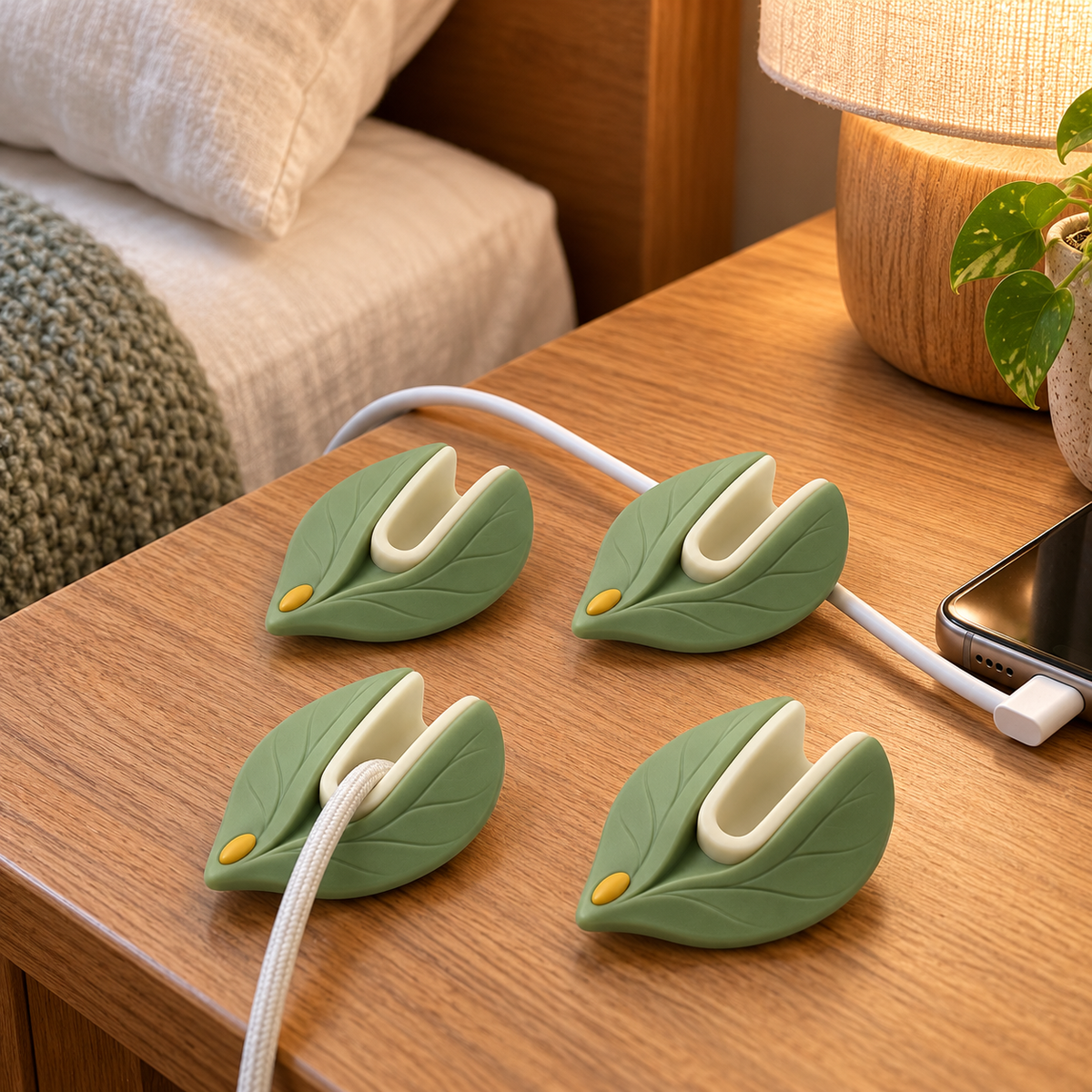 Reedloop Four-Piece Cable Clip Set