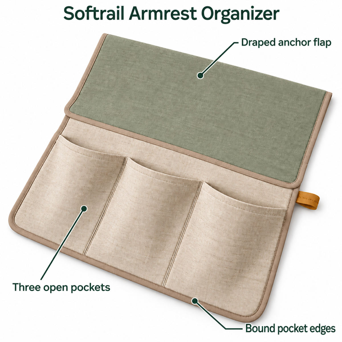 Softrail Armrest Organizer