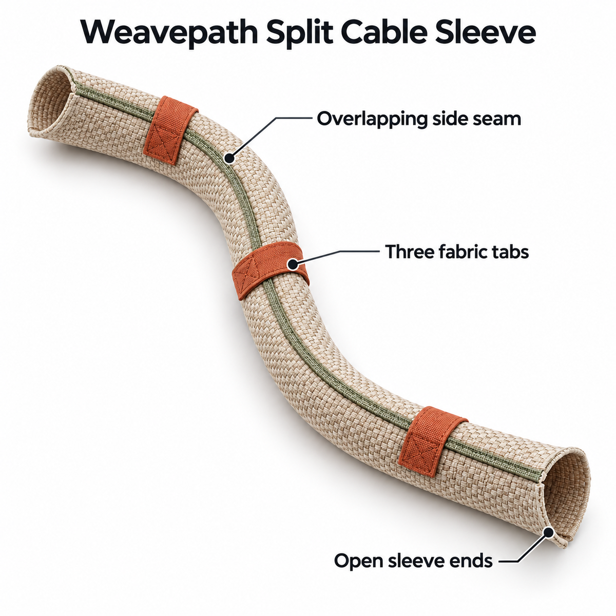 Weavepath Split Cable Sleeve