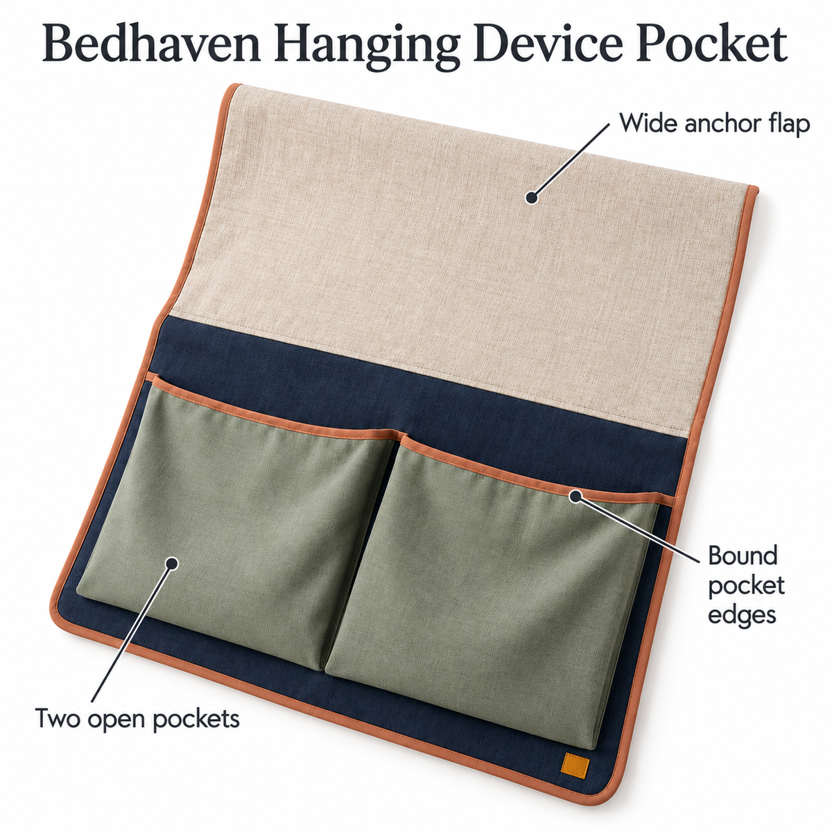Bedhaven Hanging Device Pocket