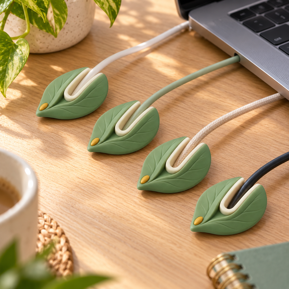 Reedloop Four-Piece Cable Clip Set